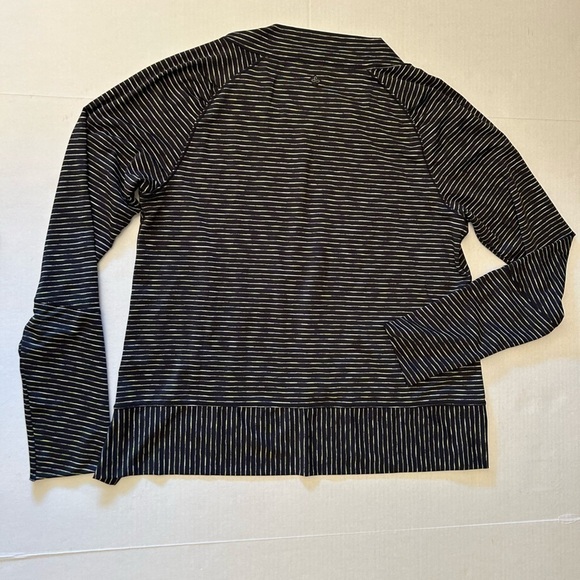 Prana Alicia stripped long sleeve mock neck pull over women’s top Sz-XL Z1 - Picture 5 of 8